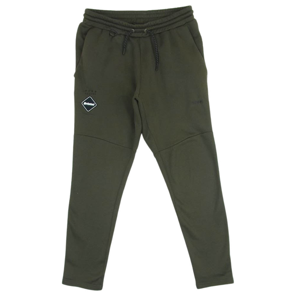 F.C.R.B. エフシーアールビー 21AW 212049 POLARTEC ポーラテック ストレッチ トレーニング スウェット パンツ カーキ系 S【中古】