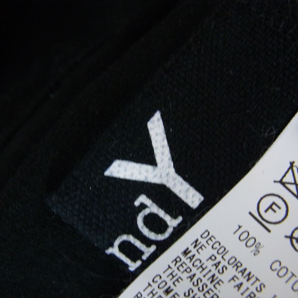 Yohji Yamamoto ヨウジヤマモト GC-T12-010 Ground Y グラウンドワイ アームホールファスナー切替 カットソー 半袖 Tシャツ ブラック系 3【中古】