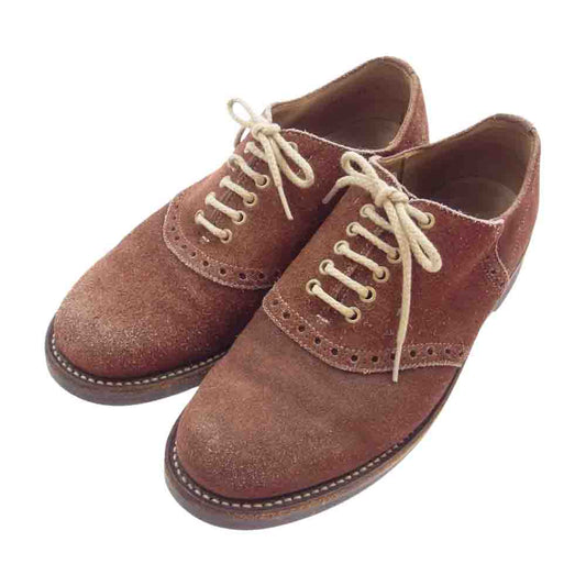 BY GLADHAND バイグラッドハンド × REGAL リーガル SADDLE SUEDE スエード サドル シューズ ブラウン系 26【中古】