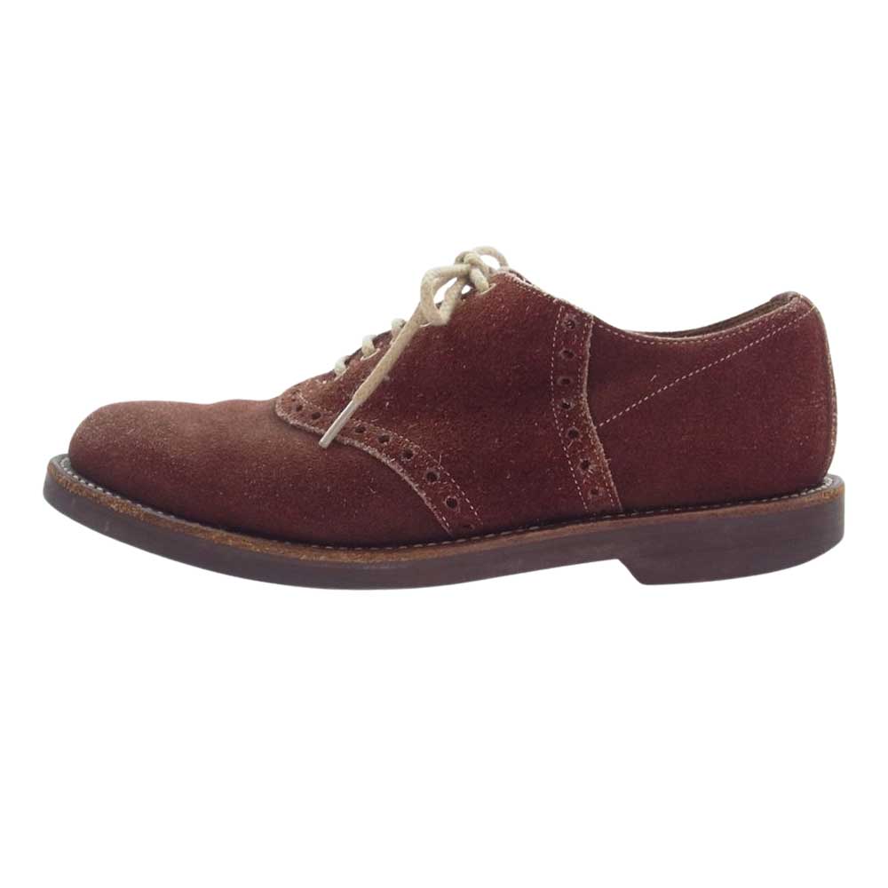 BY GLADHAND バイグラッドハンド × REGAL リーガル SADDLE SUEDE スエード サドル シューズ ブラウン系 26【中古】