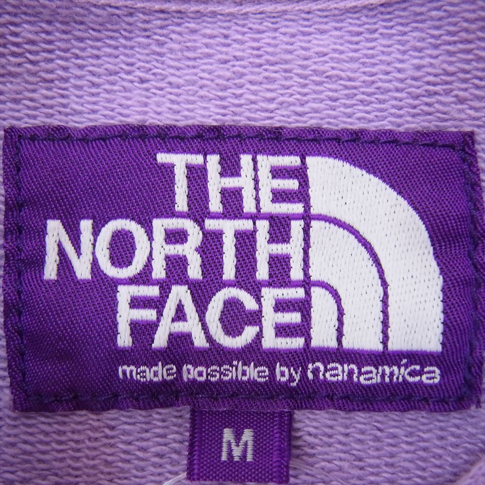 THE NORTH FACE ノースフェイス NT6903N PURPLE LABEL パープルレーベル 10oz Mountain Crew Neck Sweat 10オンス マウンテン クルーネック スウェット パープル系 M【中古】
