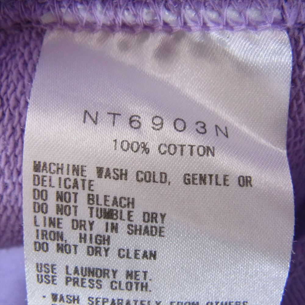 THE NORTH FACE ノースフェイス NT6903N PURPLE LABEL パープルレーベル 10oz Mountain Crew Neck Sweat 10オンス マウンテン クルーネック スウェット パープル系 M【中古】