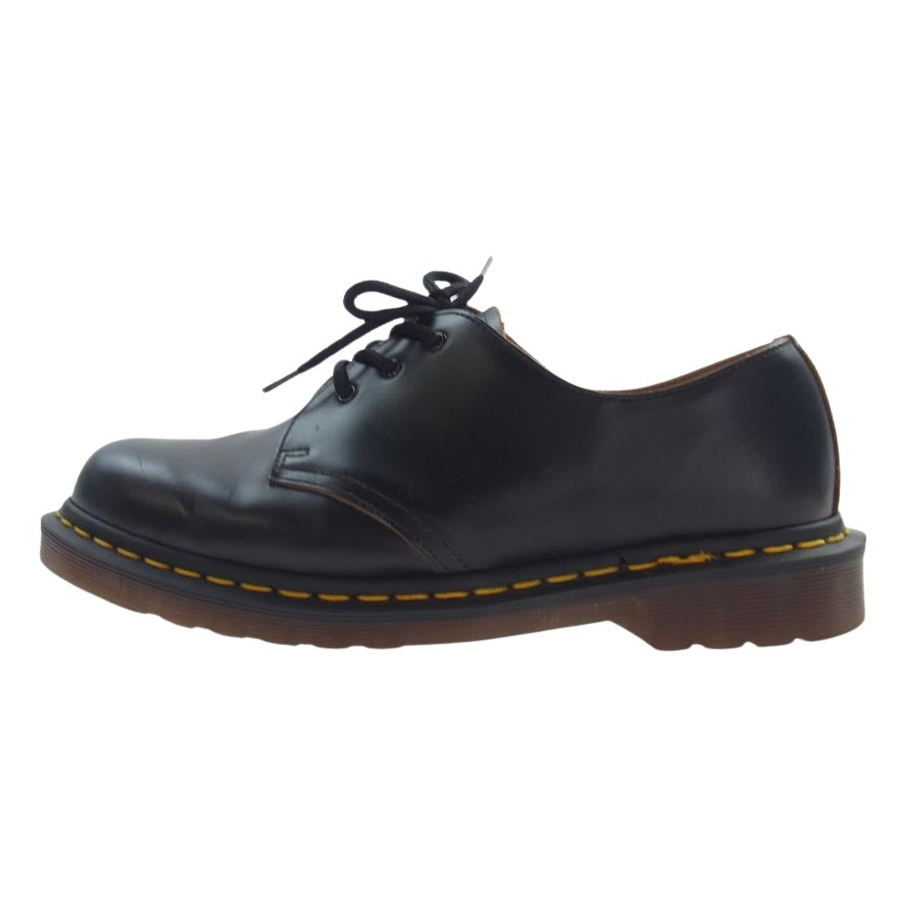 Dr.Martens ドクターマーチン 12877001 イングランド製 VINTAGE 1461 3 EYE SHOE 3ホール レザー シューズ ブラック系 UK7【中古】