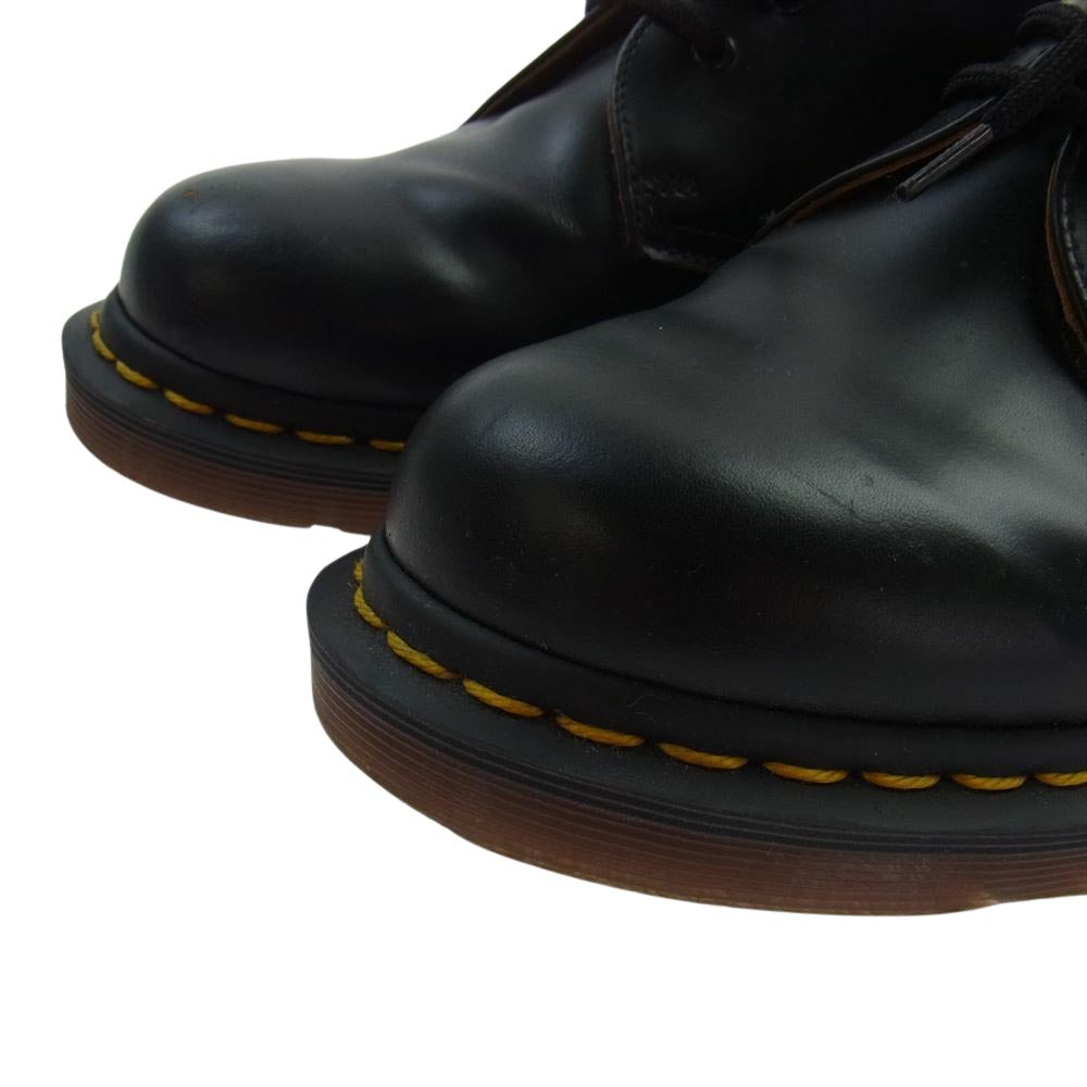Dr.Martens ドクターマーチン 12877001 イングランド製 VINTAGE 1461 3 EYE SHOE 3ホール レザー シューズ ブラック系 UK7【中古】