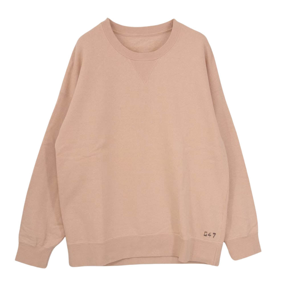 VISVIM ビズビム 20SS 0120105010023 JUMBO SWEAT L/S ジャンボ スウェット オレンジ系 2【中古】