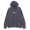 Supreme シュプリーム 21AW Box Logo Hooded Sweatshirt Charcoal ボックス ロゴ スウェット パーカー グレー系 M【中古】