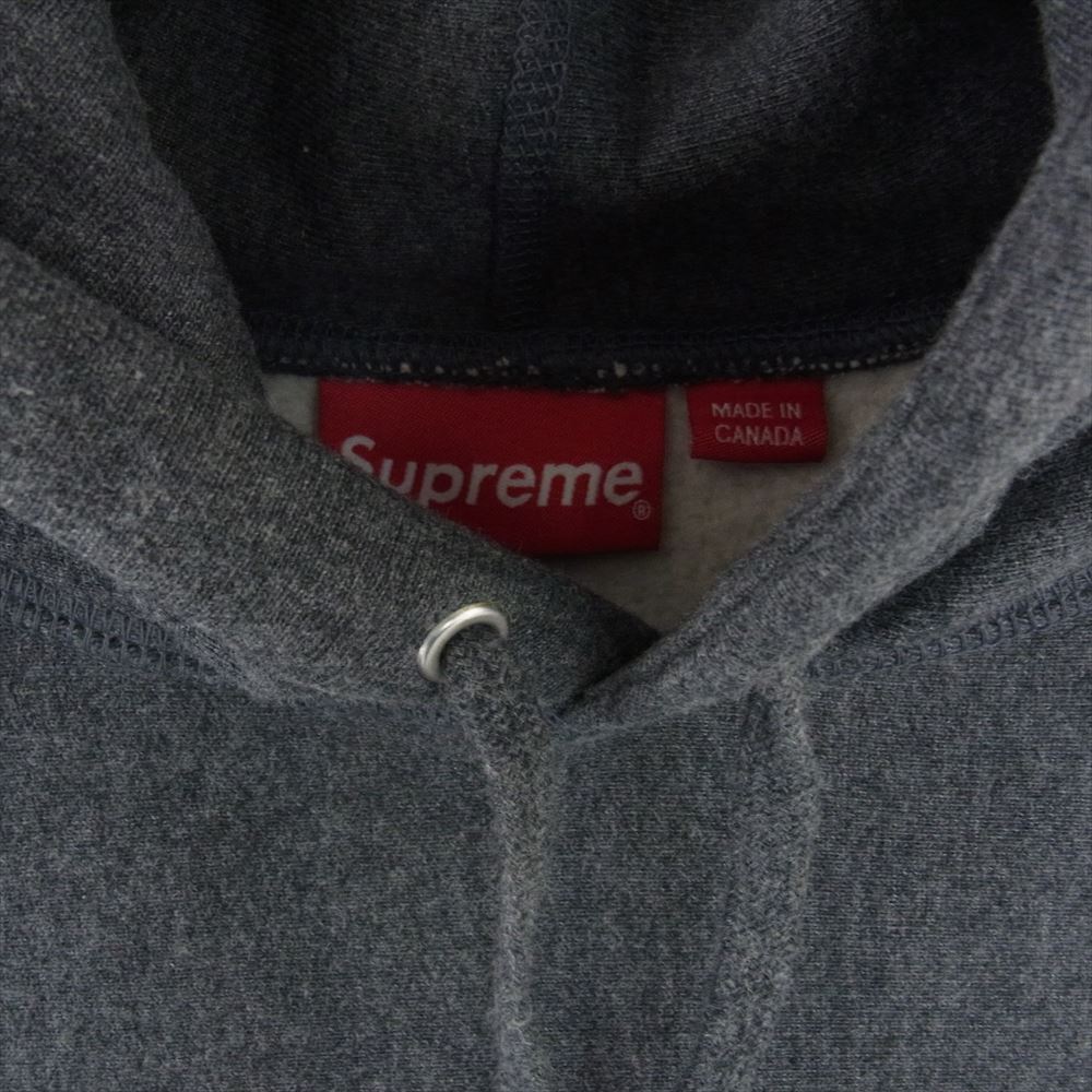 Supreme シュプリーム 21AW Box Logo Hooded Sweatshirt Charcoal ボックス ロゴ スウェット パーカー グレー系 M【中古】