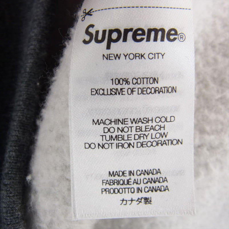 Supreme シュプリーム 21AW Box Logo Hooded Sweatshirt Charcoal ボックス ロゴ スウェット パーカー グレー系 M【中古】