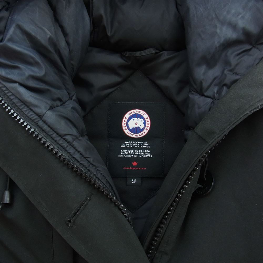 CANADA GOOSE カナダグース 2300Jl 国内正規品 サザビーリーグ CHARLOTTE PARKA シャーロット パーカ ダウン ジャケット ブラック系 S【中古】