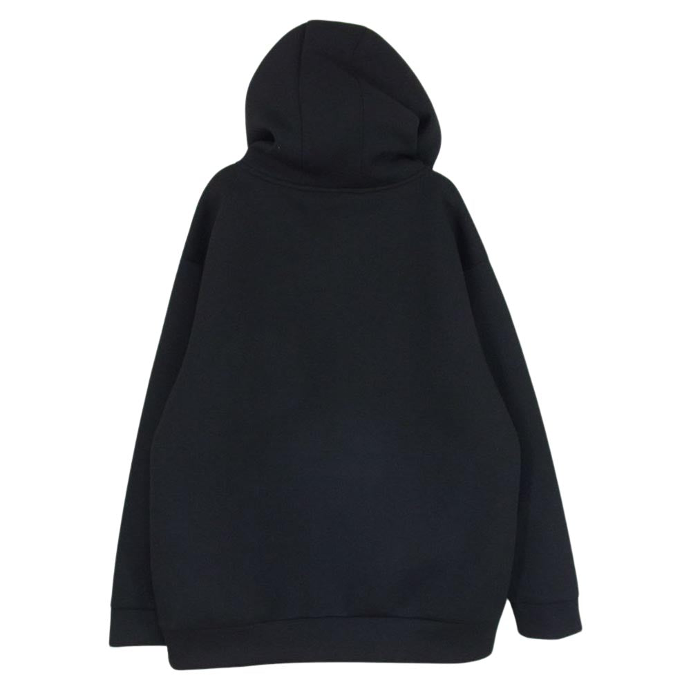 ISAMUKATAYAMA BACKLASH イサムカタヤマバックラッシュ ANONYMOUS アノニマス別注 ロゴプリント プルオーバー スポンジ フーディ パーカー ブラック系 L【美品】【中古】