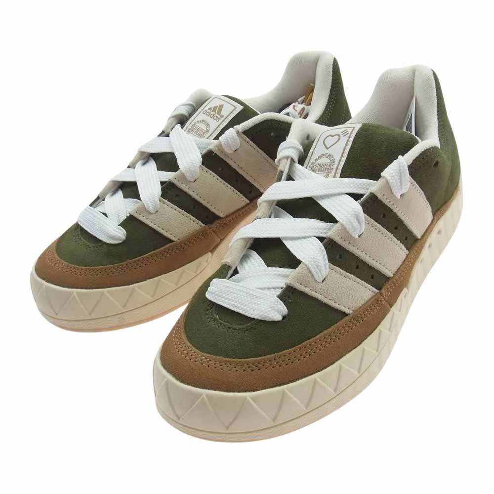 adidas アディダス HP9914 HUMAN MADE ヒューマンメイド Adimatic アディマティック スニーカー HM カーキ系 26.0cm【新古品】【未使用】【中古】