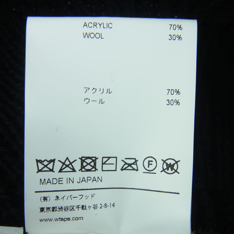 WTAPS ダブルタップス 20AW 202MADT-HT01 BEANIE WOAC ビーニー ニットキャップ ブラック系  00【中古】