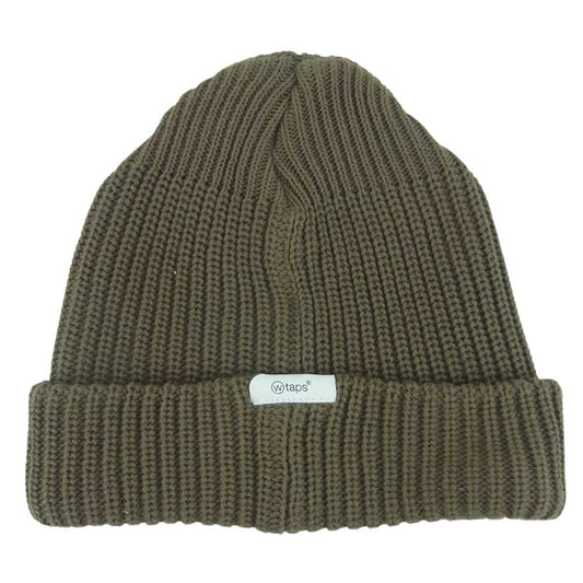 WTAPS ダブルタップス 21AW 212MADT-HT03 BEANIE 03 COOLMAX ビーニー ニットキャップ ブラウン系  00【中古】