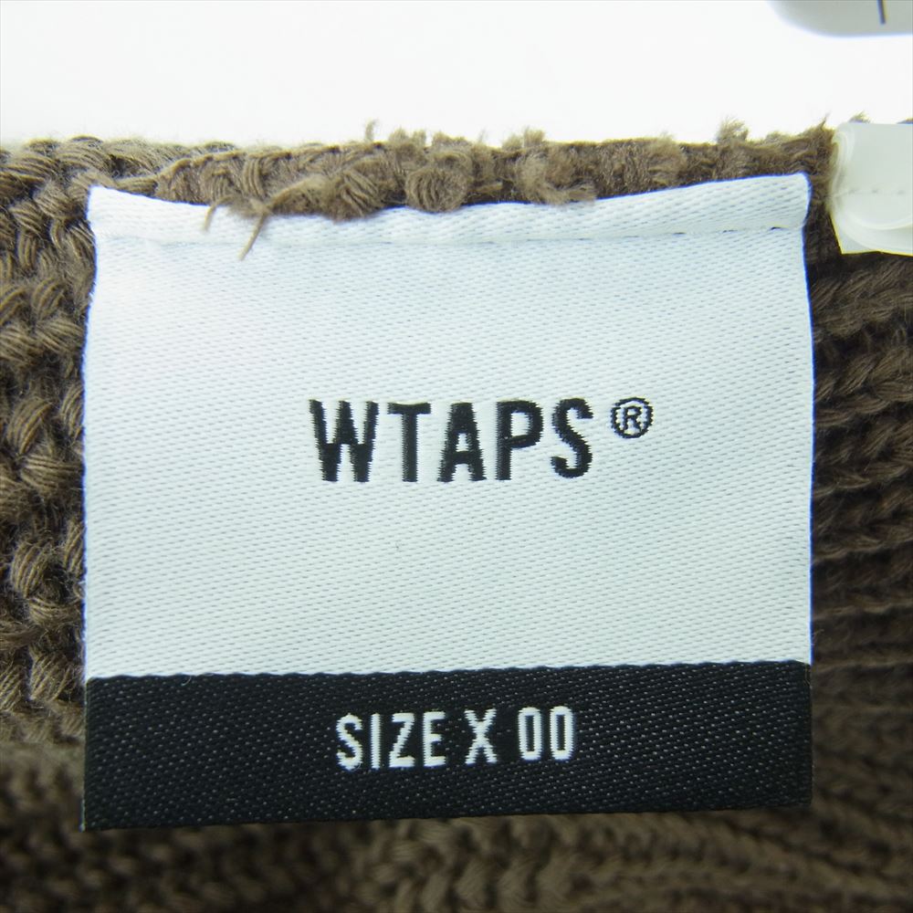 WTAPS ダブルタップス 21AW 212MADT-HT03 BEANIE 03 COOLMAX ビーニー ニットキャップ ブラウン系  00【中古】