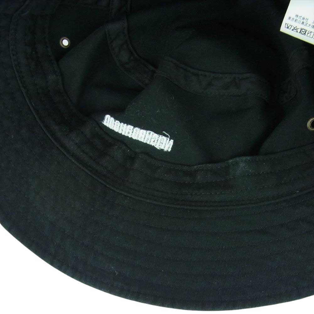 NEIGHBORHOOD ネイバーフッド 21SS 211ELWSN-HT01S WIND AND SEA ウィンダンシー バケットハット 帽子 ブラック系 F【中古】