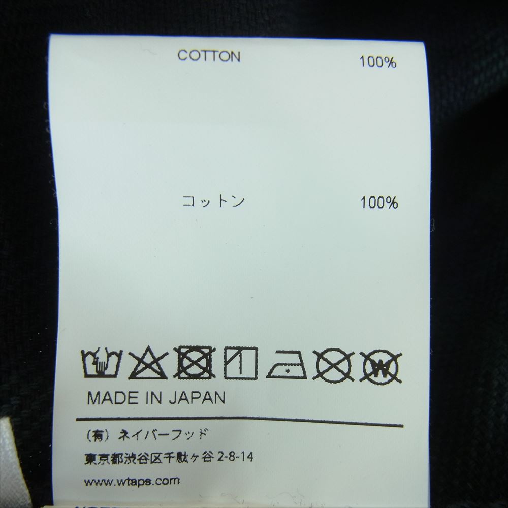 WTAPS ダブルタップス 21AW 212TQDT-SHM05 DECK FLANNEL TEXTILE デッキ ロングスリーブ コットン フランネル シャツ グリーン系 02【中古】