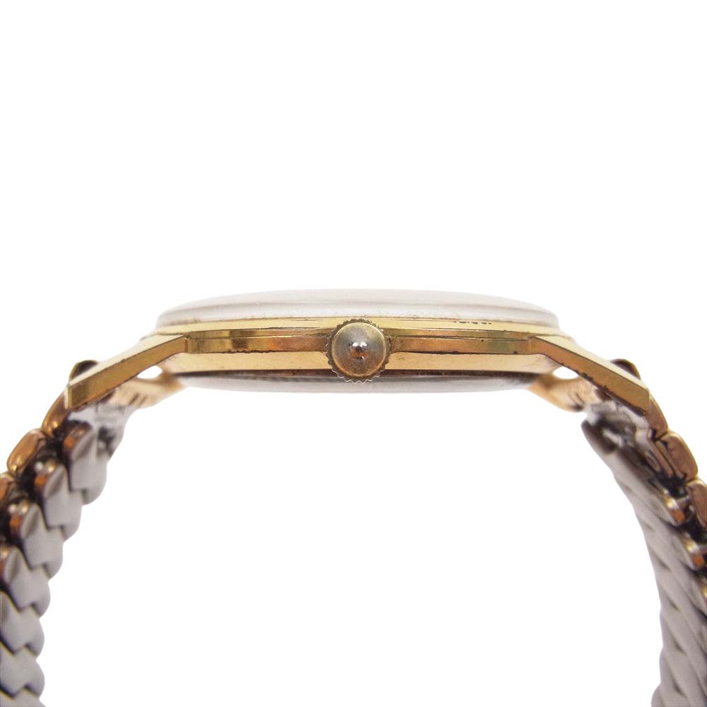 CITIZEN シチズン A515701 ACE エース 21石 21Jewels 手巻き アナログ 腕時計 ウォッチ 蛇腹 フレックスベルト ゴールド系【中古】