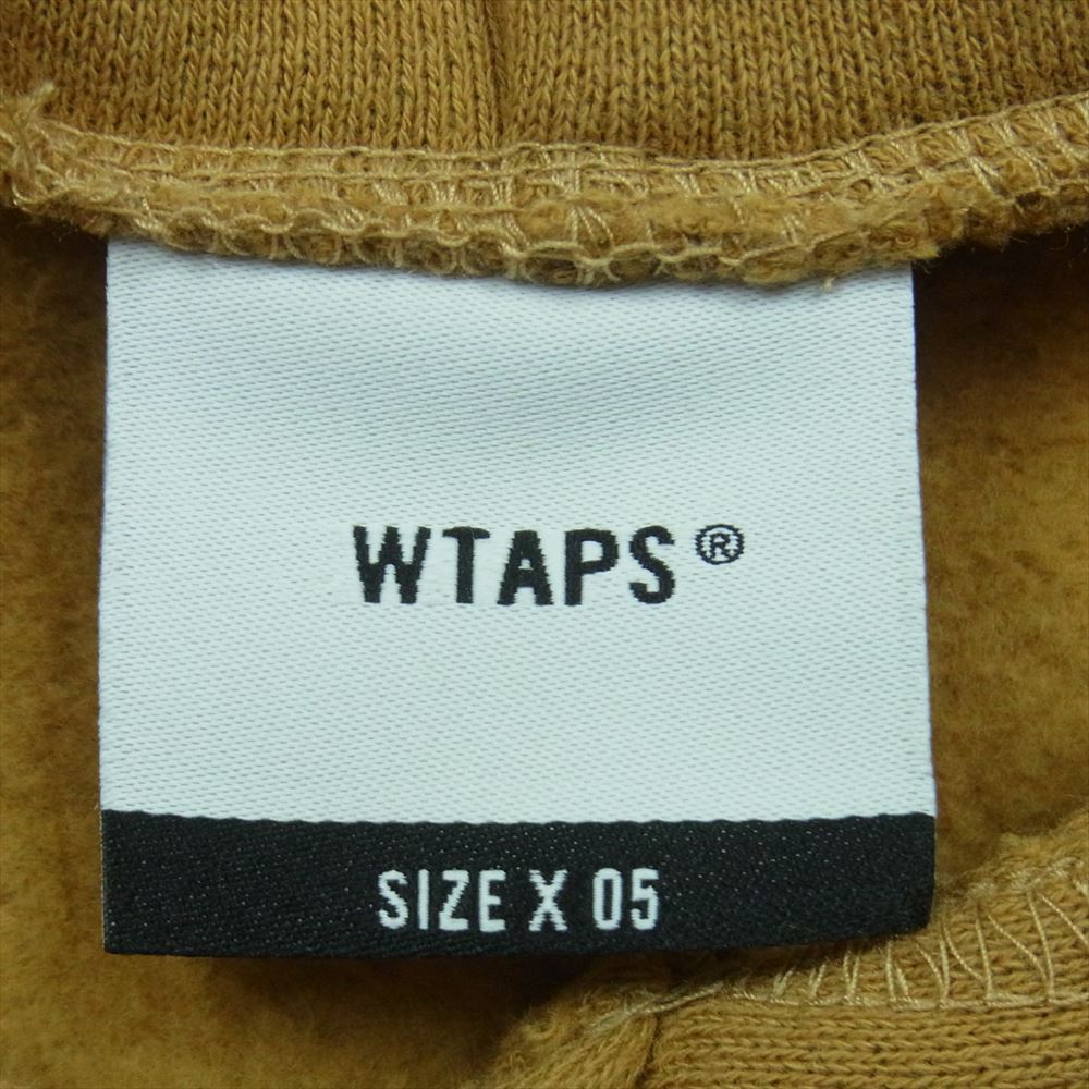 WTAPS ダブルタップス LLW long live wtaps バックプリント プルオーバー パーカー フーディ ブラウン系 05【中古】