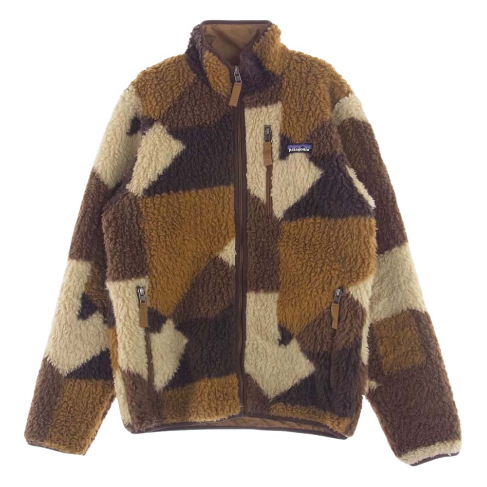 patagonia パタゴニア 14AW 23060 14年製 CLASSIC RETRO-X CARDIGAN クラシック レトロX カーディガン フリース ジャケット ブラウン系 S【中古】