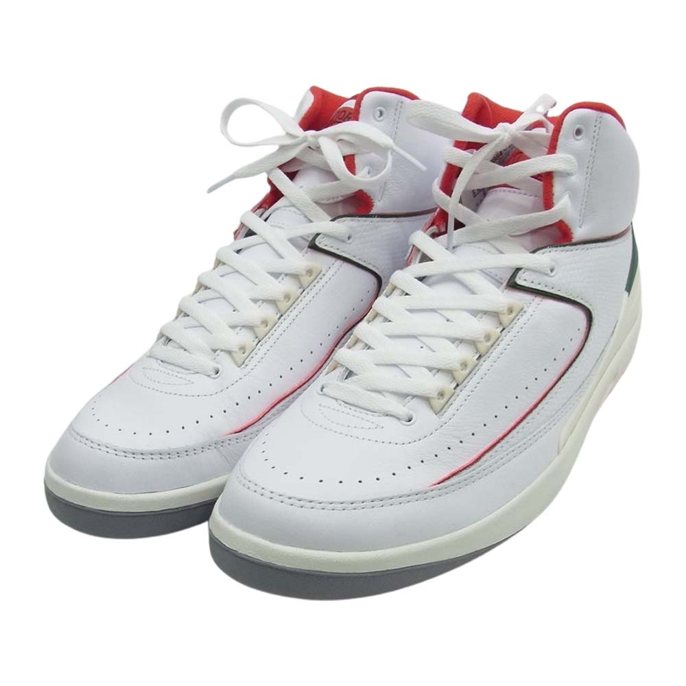 NIKE ナイキ DR8884-101 Air Jordan 2 Retro Origins AJ2 エアジョーダン レトロ オリジンズ スニーカー ホワイト系 30cm【新古品】【未使用】【中古】