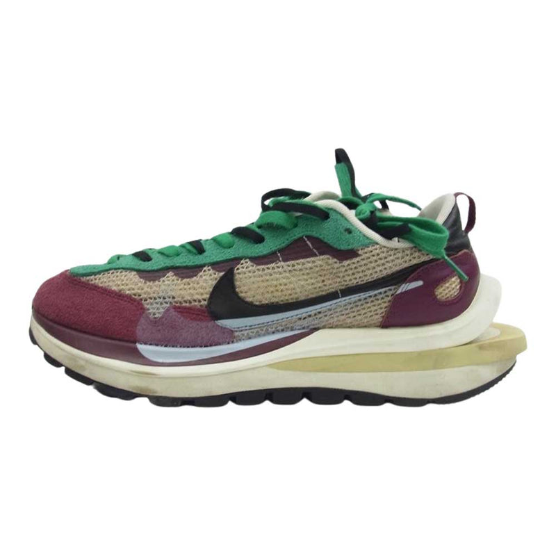 NIKE ナイキ DD3035-200 × Sacai サカイ Vapor Waffle String Red Green ヴェイパー ワッフル ストリング レッド グリーン スニーカー マルチカラー系 29cm【中古】