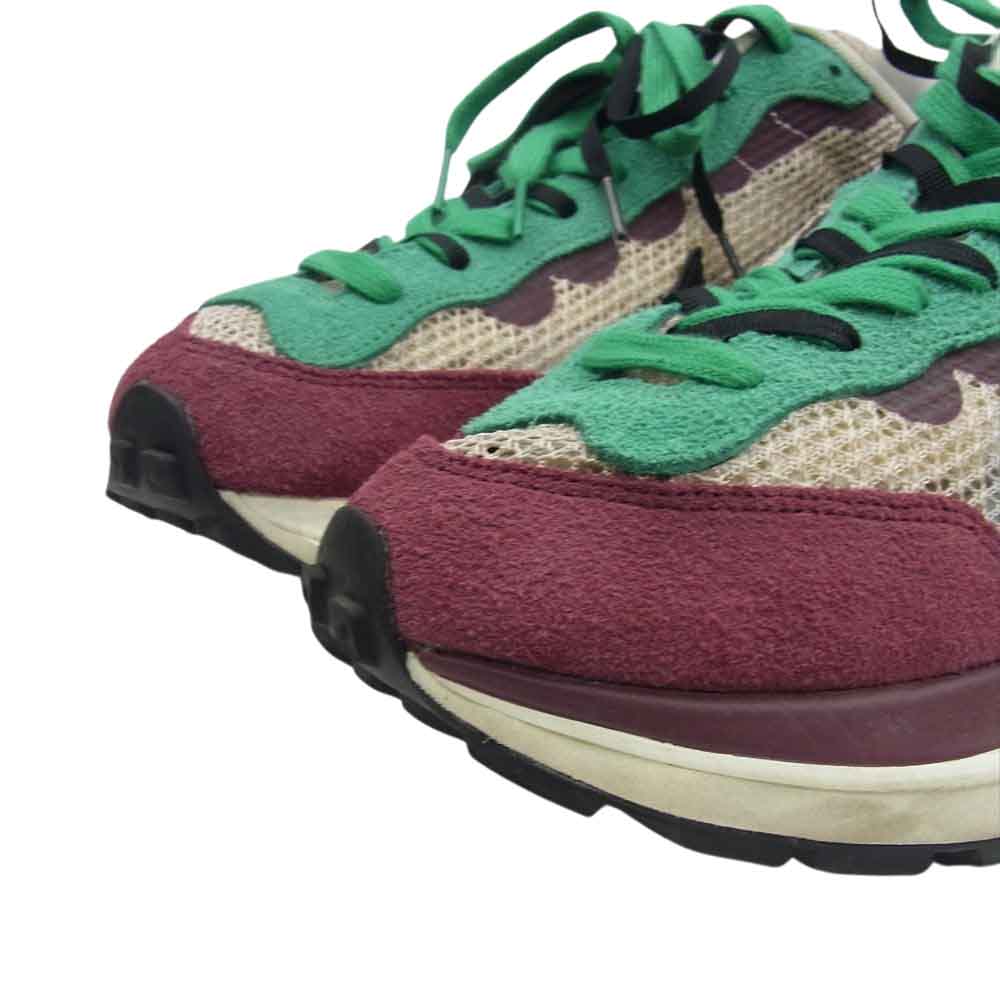 NIKE ナイキ DD3035-200 × Sacai サカイ Vapor Waffle String Red Green ヴェイパー ワッフル ストリング レッド グリーン スニーカー マルチカラー系 29cm【中古】