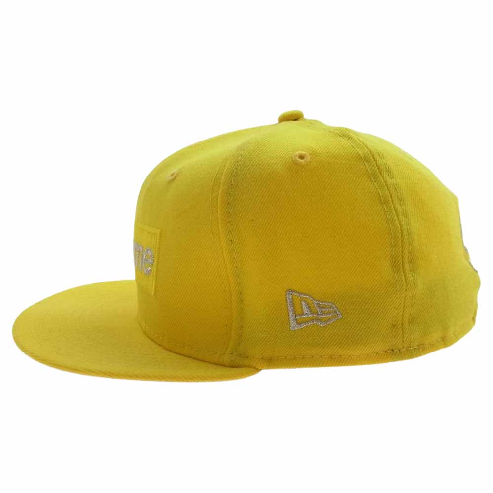 Supreme シュプリーム 20SS NEW ERA ニューエラ ＄IM Sim Metallic Box Logo Cap ボックスロゴ キャップ 帽子 イエロー系 58.7cm【中古】