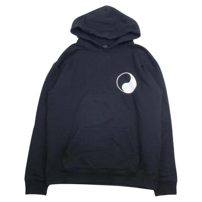 アワーレガシー × STUSSY ステューシー YIN YANG PIG DYED HOOD インヨウ ピグ ダイ フーディー パーカー ブラック系 M【中古】