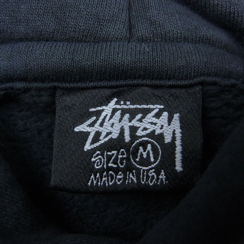 アワーレガシー × STUSSY ステューシー YIN YANG PIG DYED HOOD インヨウ ピグ ダイ フーディー パーカー ブラック系 M【中古】