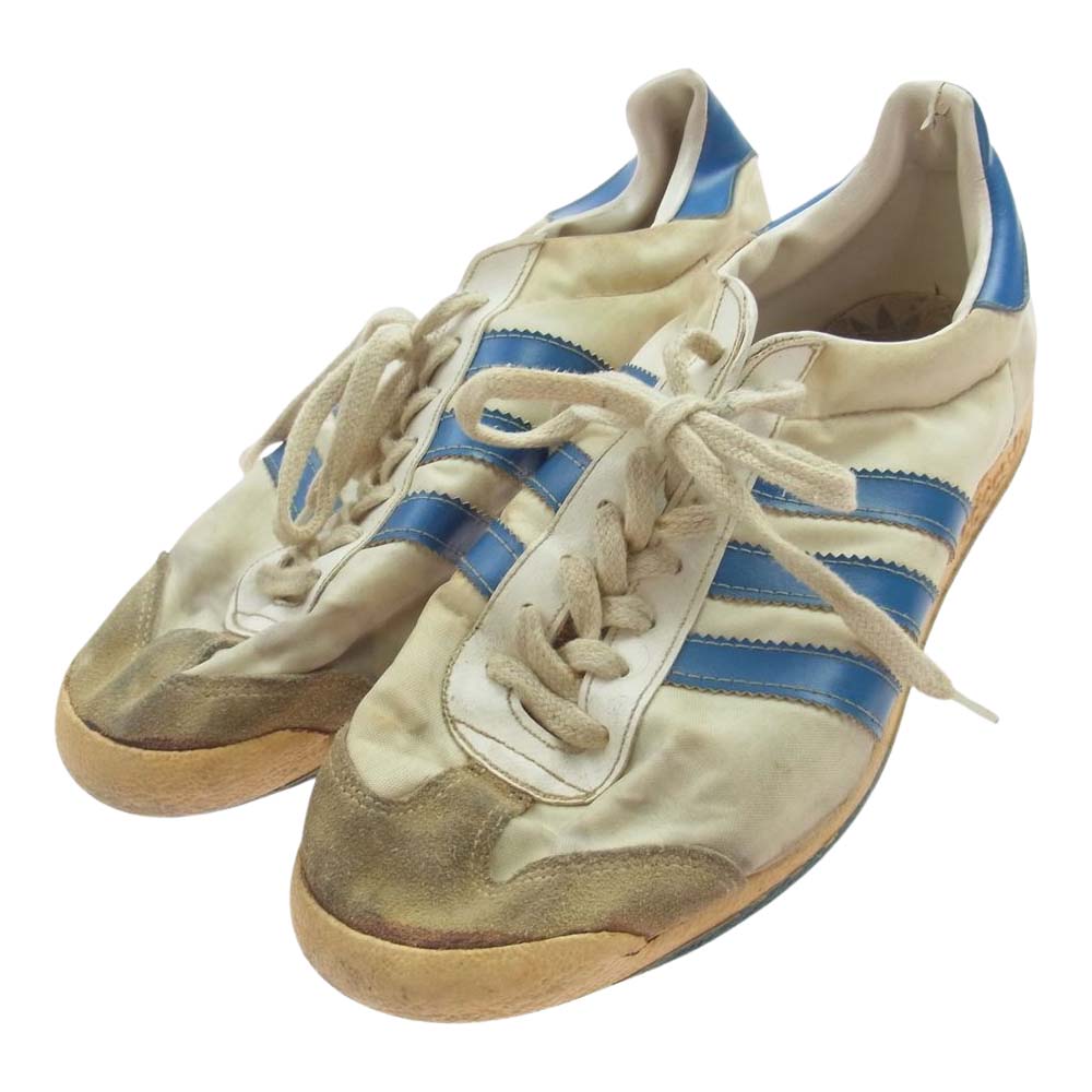 adidas アディダス 観賞用 ヴィンテージ オリジナル SILEX スニーカー オフホワイト系 ライトブルー系 US6.5【中古】