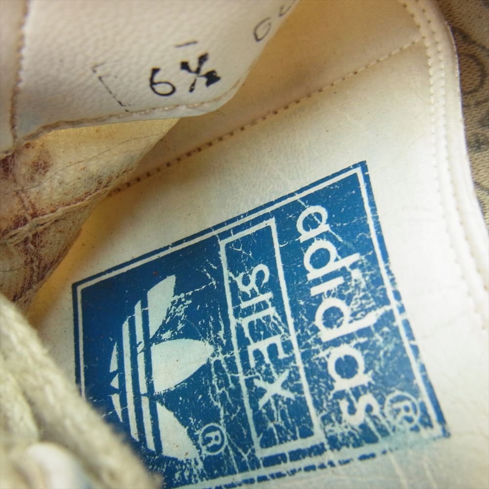 adidas アディダス 観賞用 ヴィンテージ オリジナル SILEX スニーカー オフホワイト系 ライトブルー系 US6.5【中古】