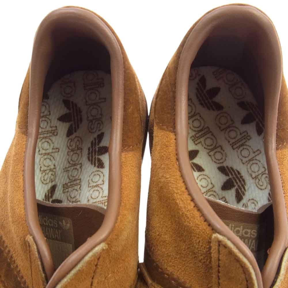 adidas アディダス 観賞用 ヴィンテージ オリジナル 70s フランス製 HAWAI HAWAII ハワイ スニーカー ブラウン系 US6.5【中古】