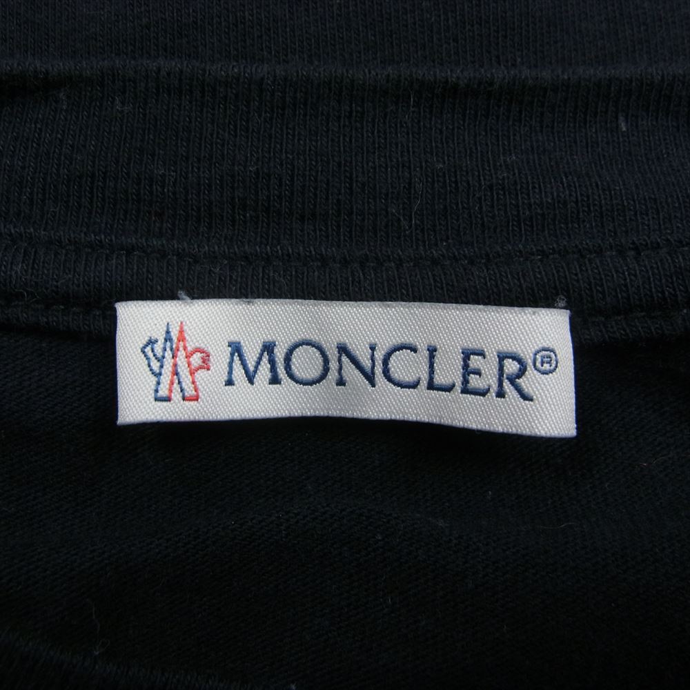 MONCLER モンクレール × FRAGMENT フラグメント 19AW E209U8005350 サンダーボルト プリント Tシャツ ブラック系 M【中古】