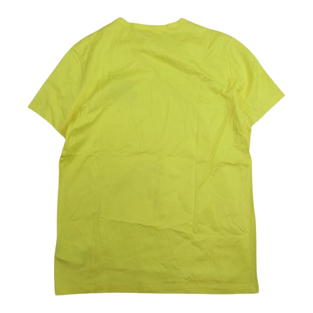 MONCLER モンクレール Genius2 E10918045500 ジーニアス ロゴワッペン 半袖Tシャツ イエロー系 M【中古】
