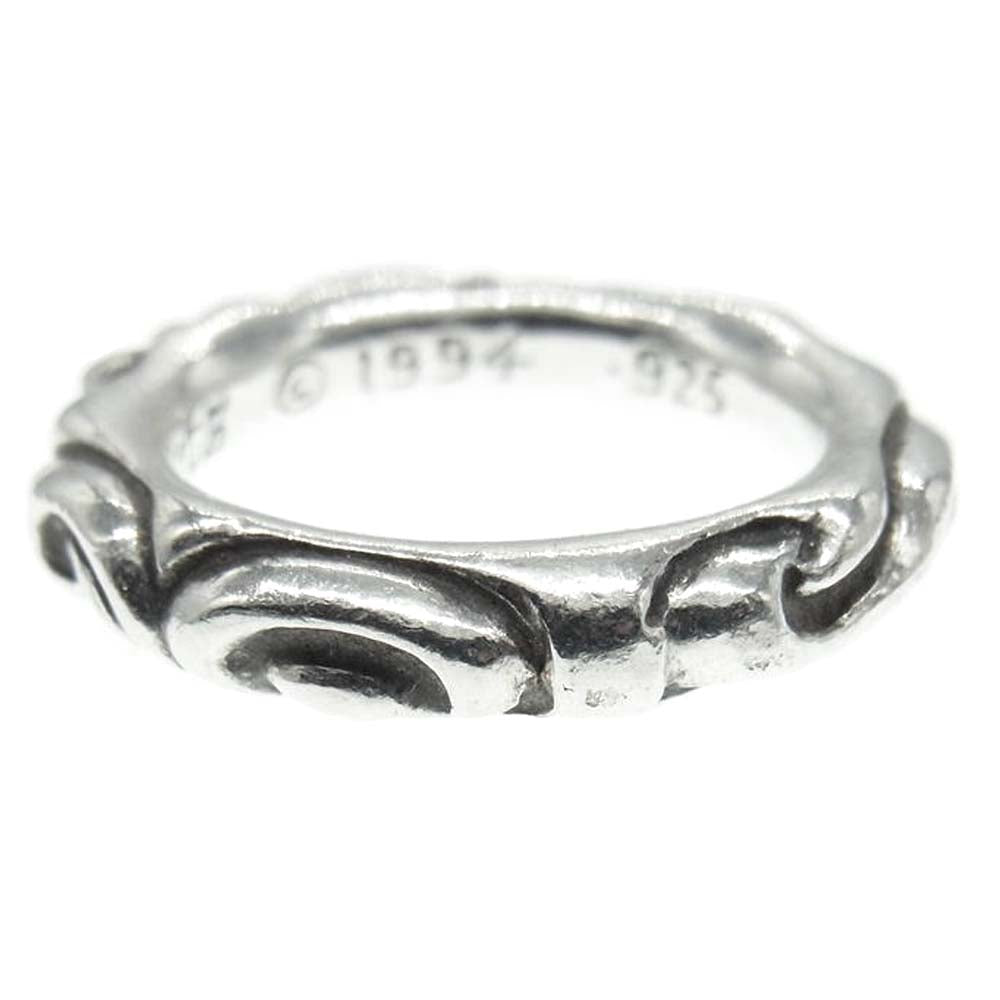 CHROME HEARTS クロムハーツ（原本無） SCRL BAND スクロール バンド リング シルバー系 14号【中古】