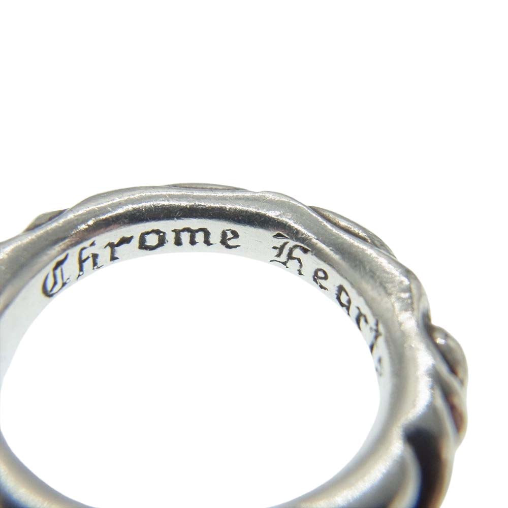 CHROME HEARTS クロムハーツ（原本無） SCRL BAND スクロール バンド リング シルバー系 14号【中古】