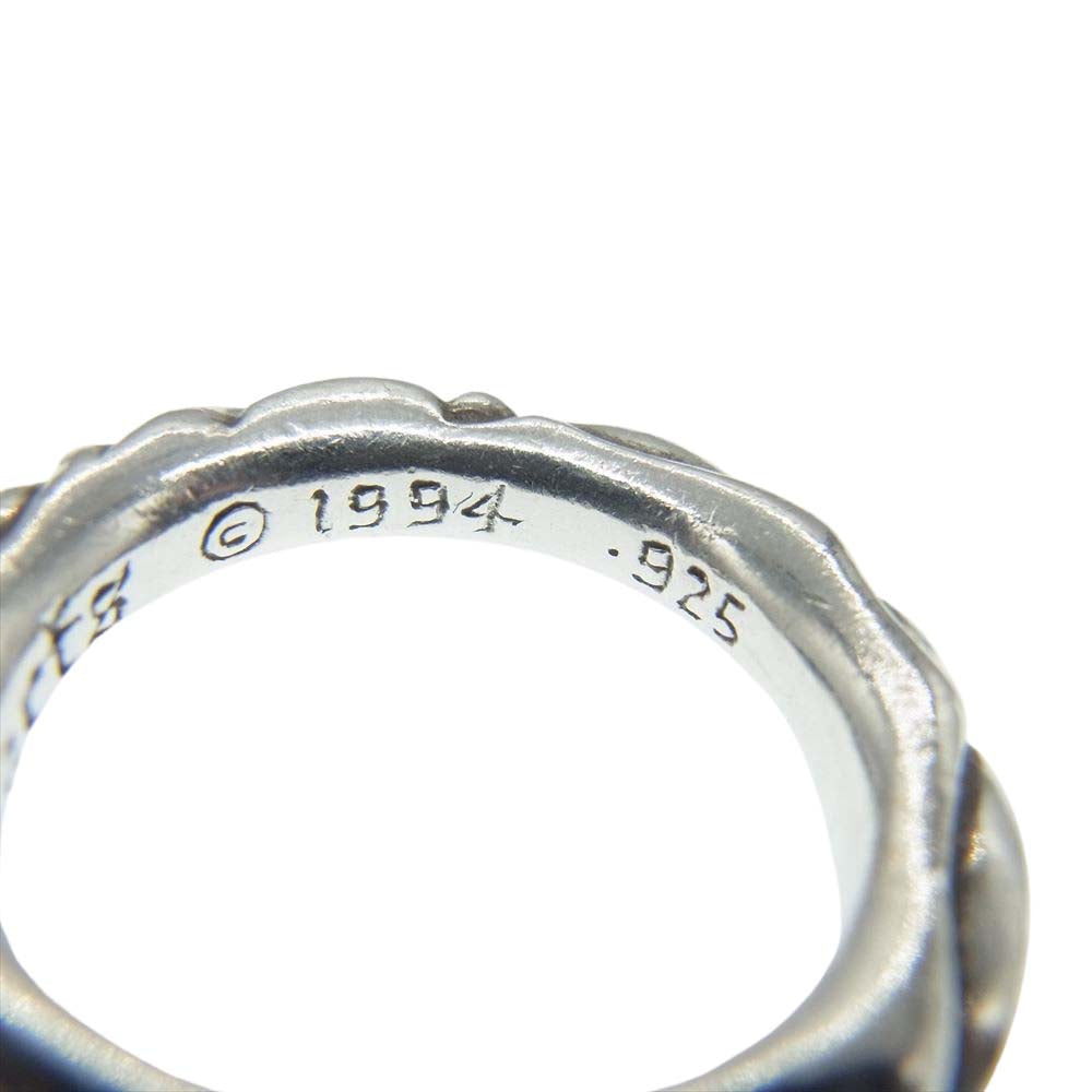 CHROME HEARTS クロムハーツ（原本無） SCRL BAND スクロール バンド リング シルバー系 14号【中古】