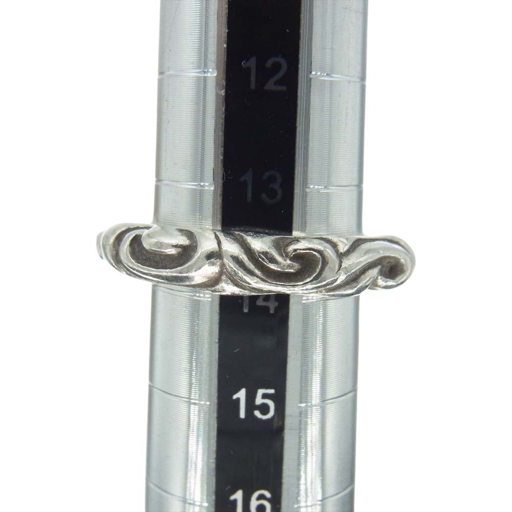 CHROME HEARTS クロムハーツ（原本無） SCRL BAND スクロール バンド リング シルバー系 14号【中古】