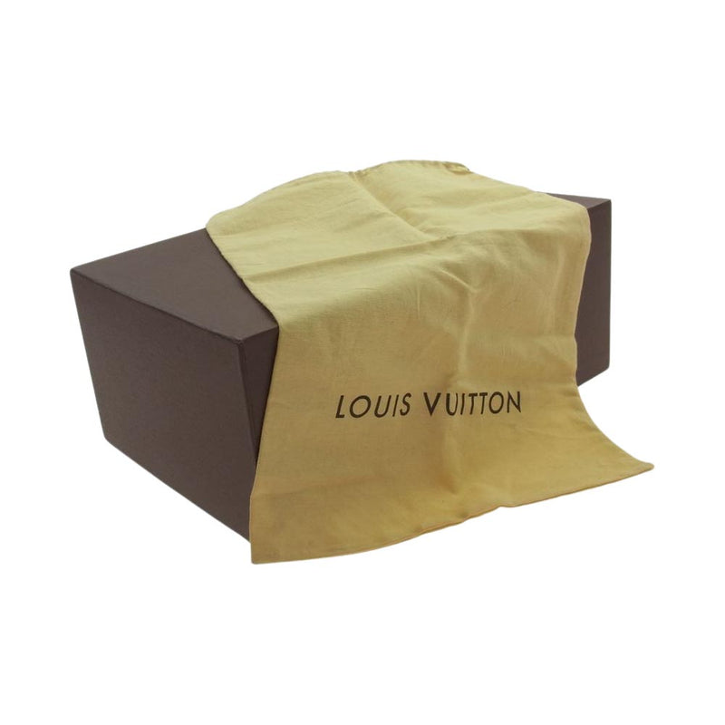 LOUIS VUITTON ルイ・ヴィトン FA0086 ダミエ コイン ローファー レザー スリッポン ブラック系 6.5【中古】