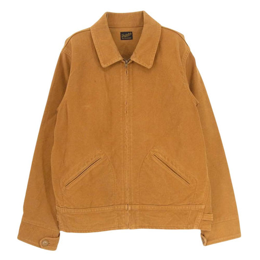 TENDERLOIN テンダーロイン T-MOLESKIN ZIP JKT モールスキン フルジップアップ ジャケット ブラウン系 XS【中古】