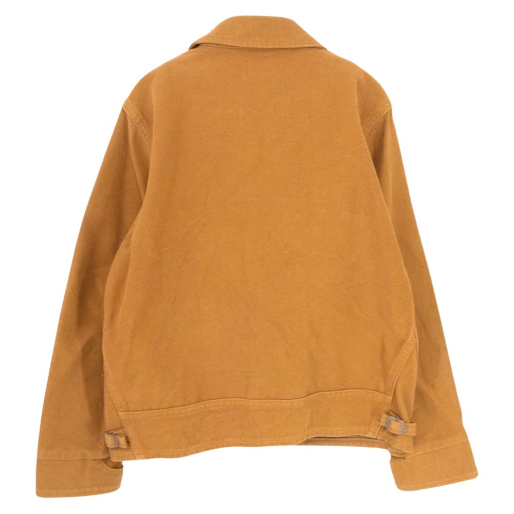 TENDERLOIN テンダーロイン T-MOLESKIN ZIP JKT モールスキン フルジップアップ ジャケット ブラウン系 XS【中古】