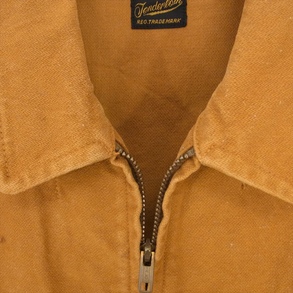 TENDERLOIN テンダーロイン T-MOLESKIN ZIP JKT モールスキン フルジップアップ ジャケット ブラウン系 XS【中古】