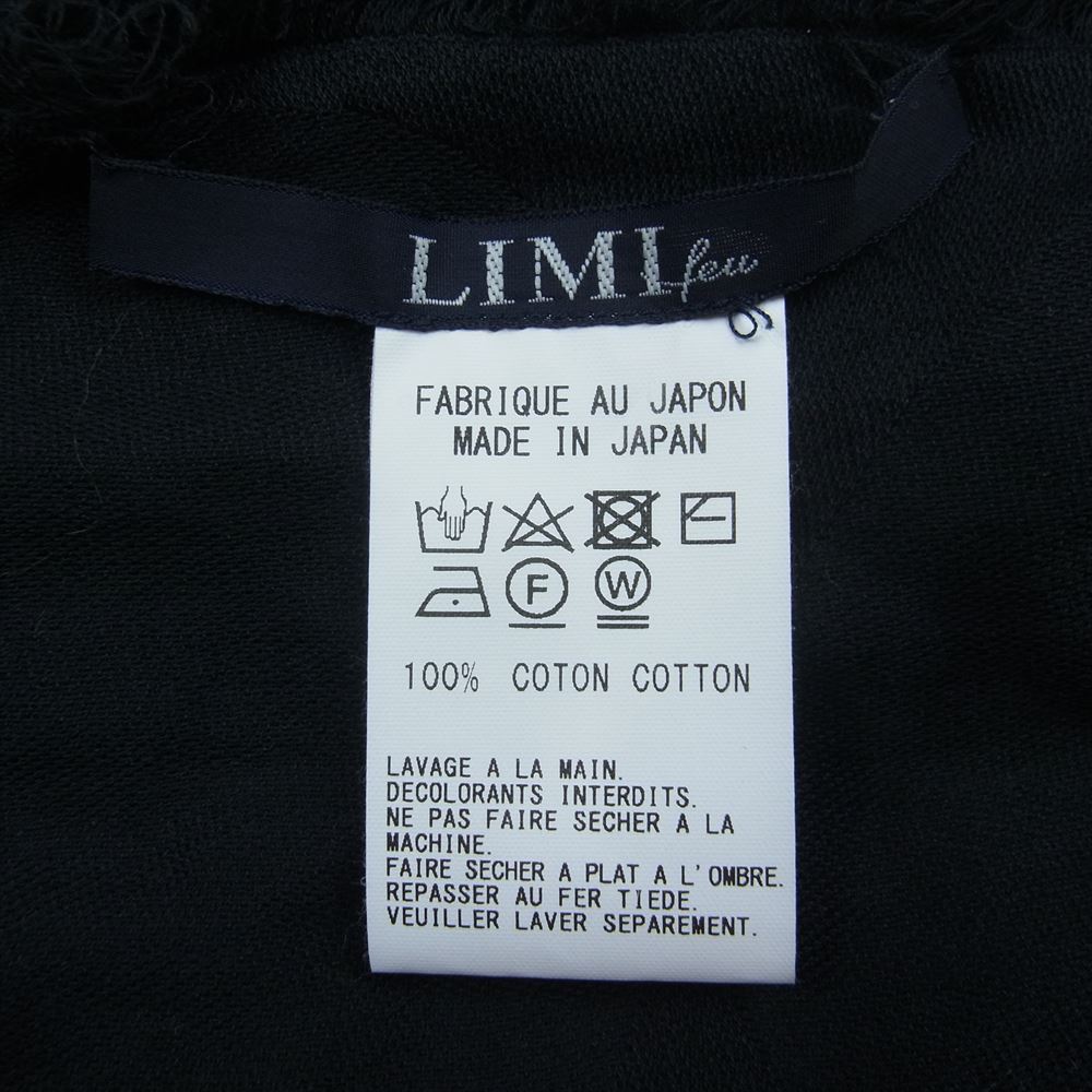 LIMI feu リミフゥ LG-L02-080-2 C/Dot Satin Big Square Stole 大判 ストール ブラック系【中古】