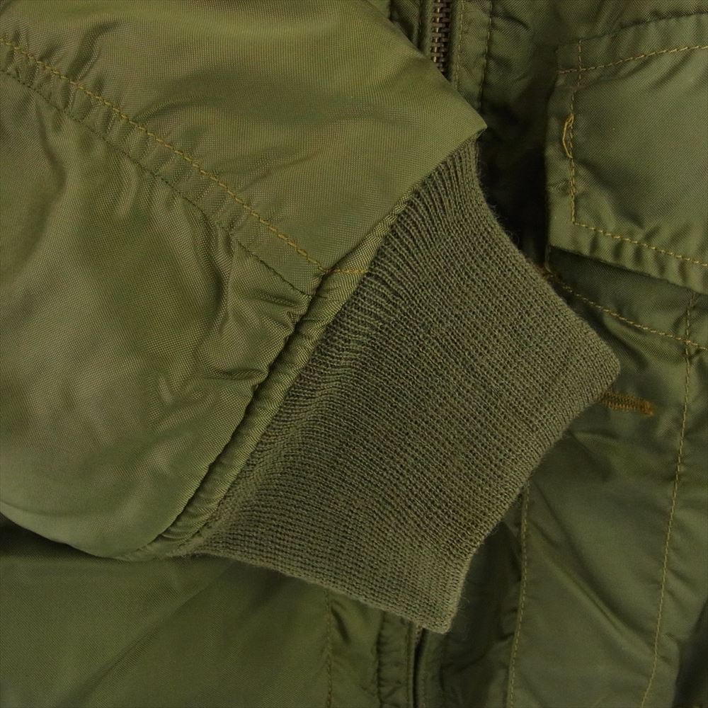 The REAL McCOY'S ザリアルマッコイズ WEP G8 フライト ジャケット ミリタリージャケット カーキ系 36R【中古】