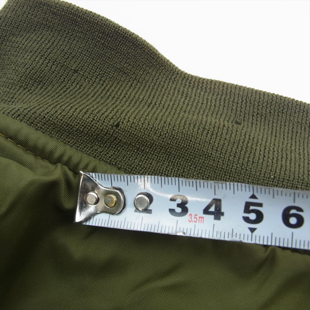 The REAL McCOY'S ザリアルマッコイズ WEP G8 フライト ジャケット ミリタリージャケット カーキ系 36R【中古】