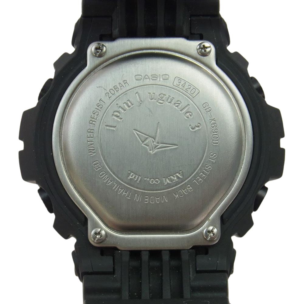 CASIO G-SHOCK カシオ ジーショック GD-X6900 1PIU1UGUALE3 ウノピュウノウグァーレトレ GD-X6900 ラバー ウォッチ 腕時計 ブラック系【中古】