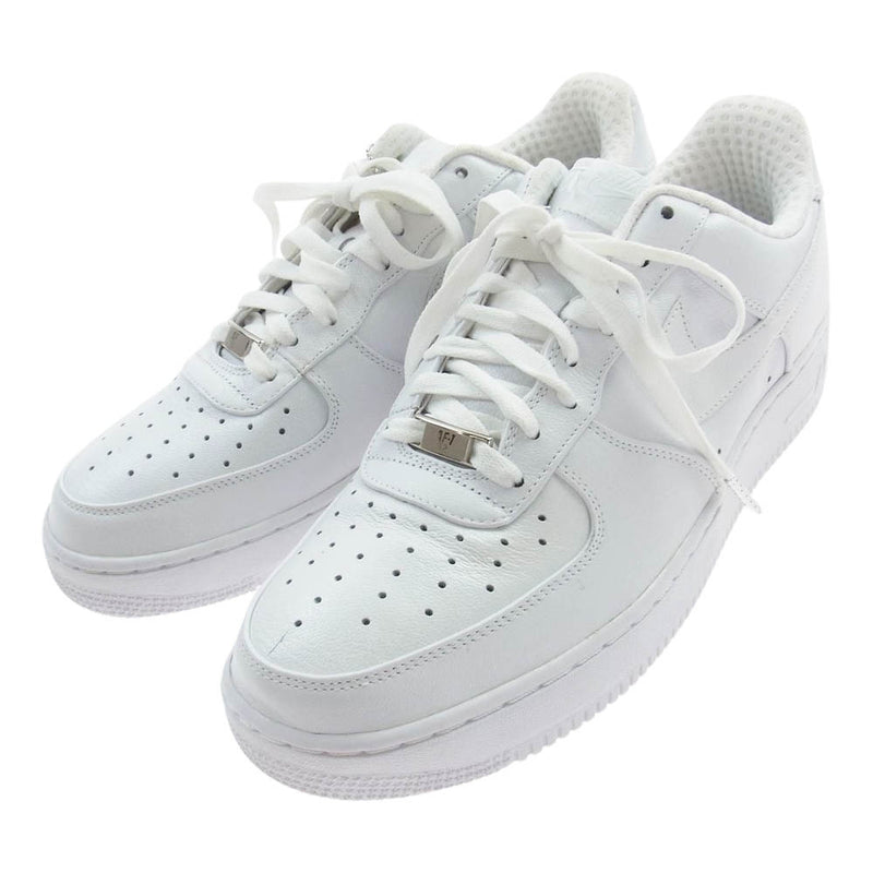 NIKE ナイキ 315180-111 AIR FORCE 1 LOW PREMIUM 25TH WHITE AF1 PRM エアフォースワン プレミアム 25周年 レザー ローカット スニーカー ホワイト系 29cm【極上美品】【中古】