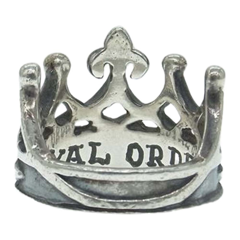 ROYAL ORDER ロイヤルオーダー TESS TIARA テス ティアラ クラウン リング シルバー系 11号【中古】