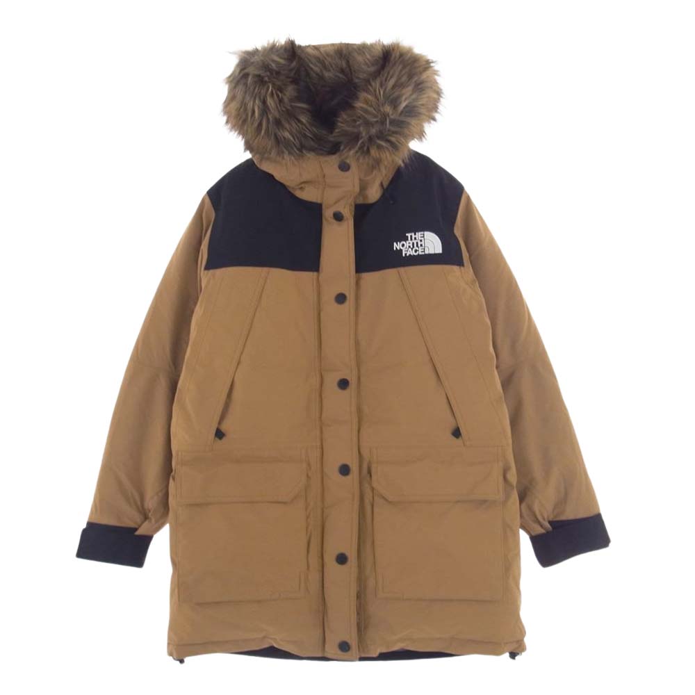 THE NORTH FACE ノースフェイス NDW91935 W MOUNTAIN DOWN COAT ウィメンズ マウンテン ダウンジャケット ダウンコート ライトブラウン系 S【中古】