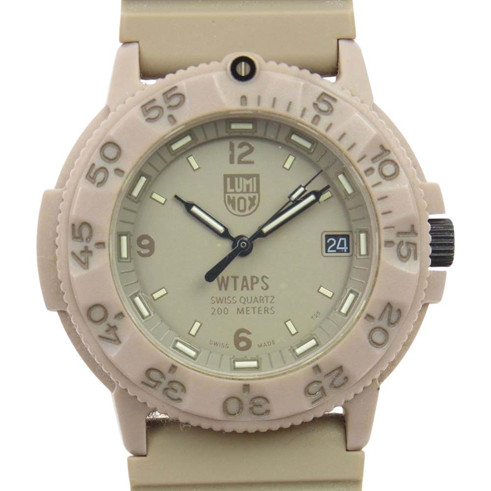 WTAPS ダブルタップス  × ルミノックス LUMINOX Ref.3001.WTAPS.LTD 腕時計 ベージュ系【中古】